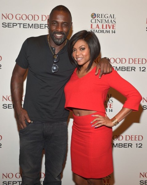 Idris Elba And Taraji P.Henson At The LA Special Screening Of Screen Gems' "No Good Deed"