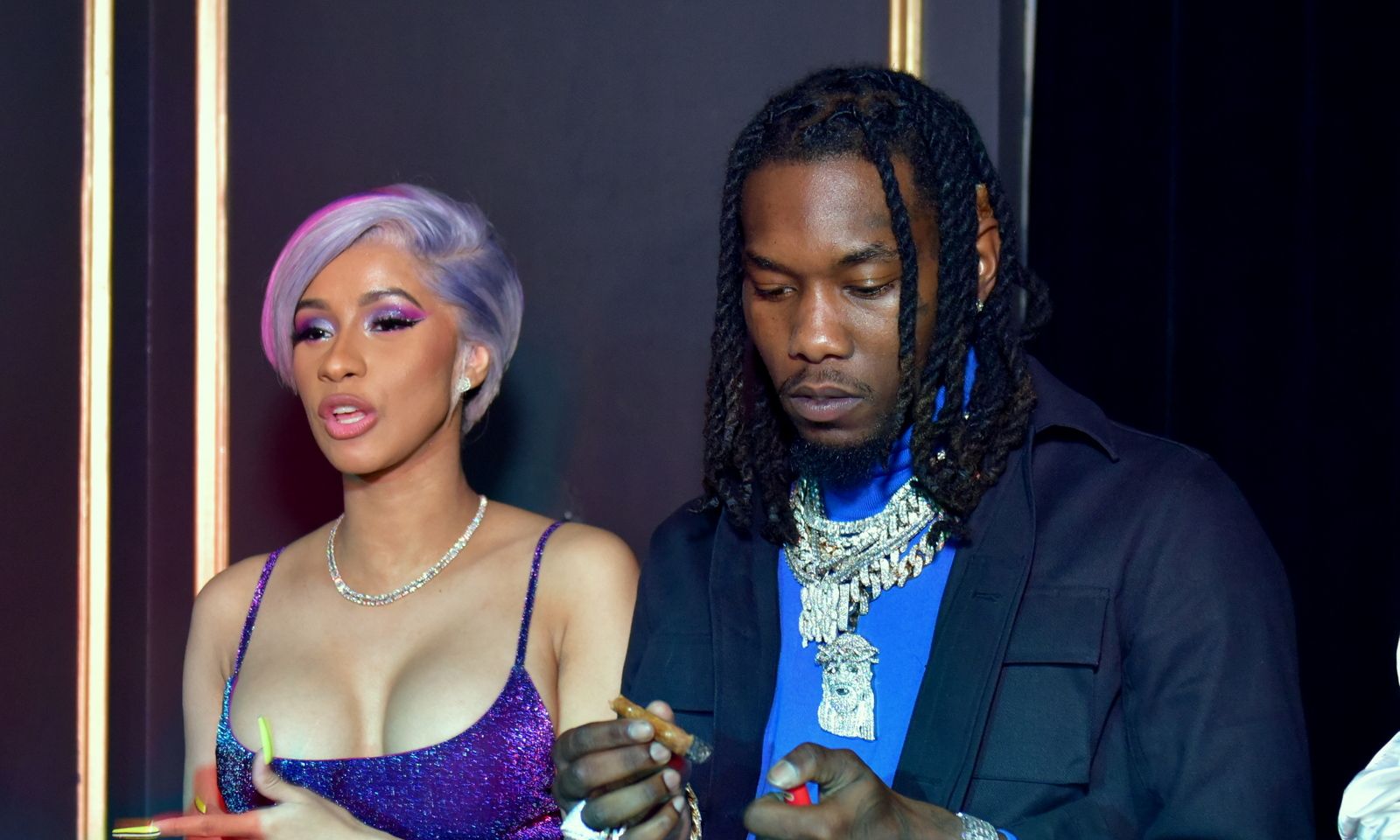 Cardi B and Offset Coupled Up at Oak Atlanta