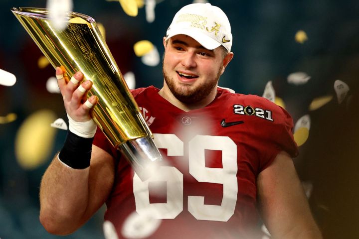 Round 2, pick 37 – Landon Dickerson, C, Alabama