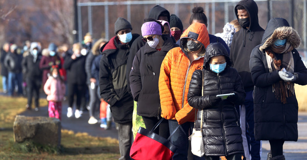 Long Lines For COVID-19 Testing