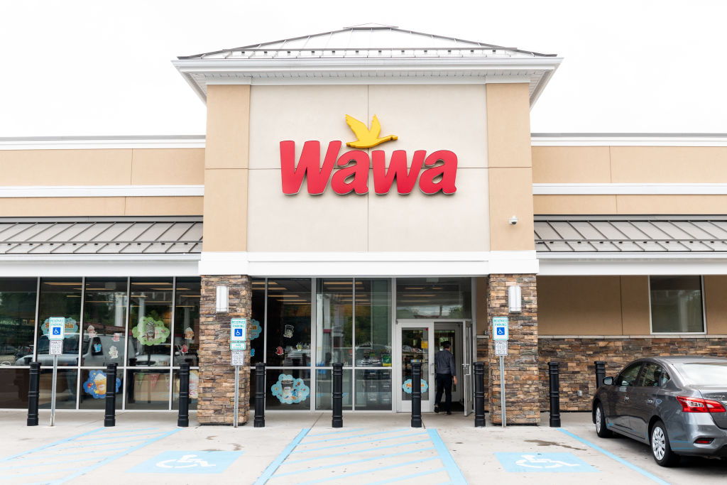 Wawa store in Lawrence Township, New Jersey...