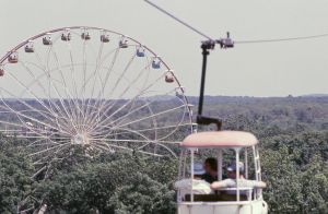 On The 'Skyride' At Six Flags Great Adventure