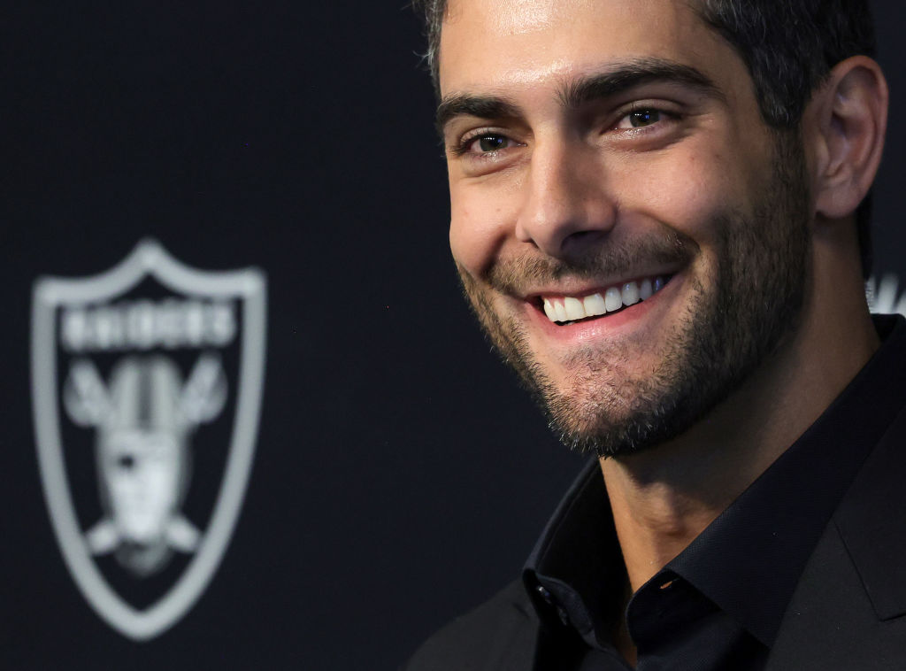 Las Vegas Raiders Introduce Jimmy Garoppolo