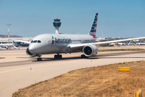American Airlines Boeing 787 Dreamliner In Athens