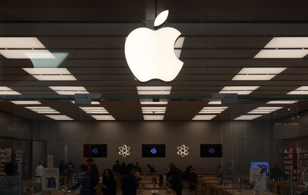 Apple Store at the Garden State Plaza Mall in Paramus, New Jersey