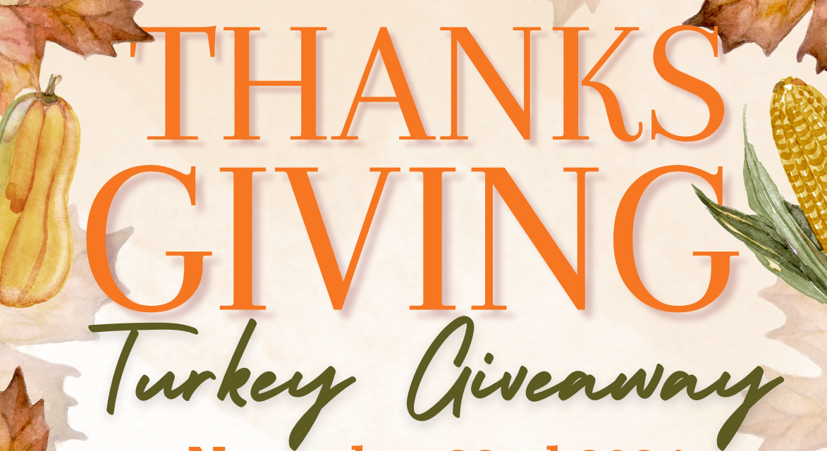 Change Our Future Thanksgiving Turkey Giveaway Web Post