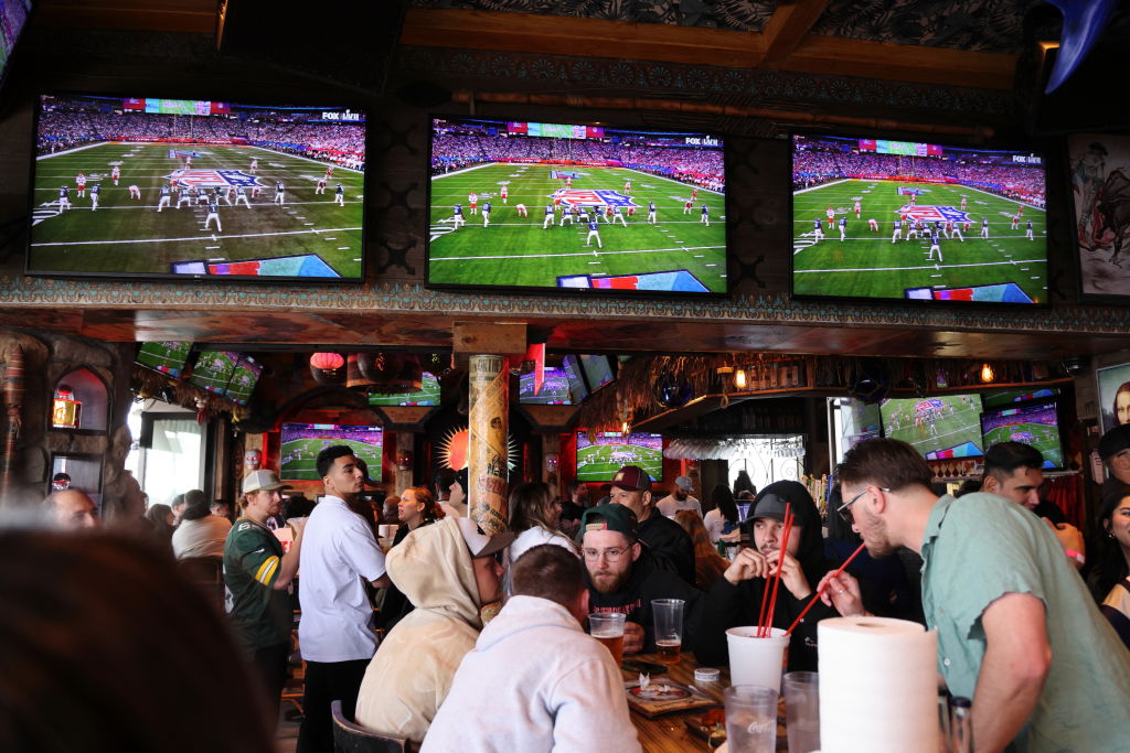 Fans Watch Super Bowl LVII
