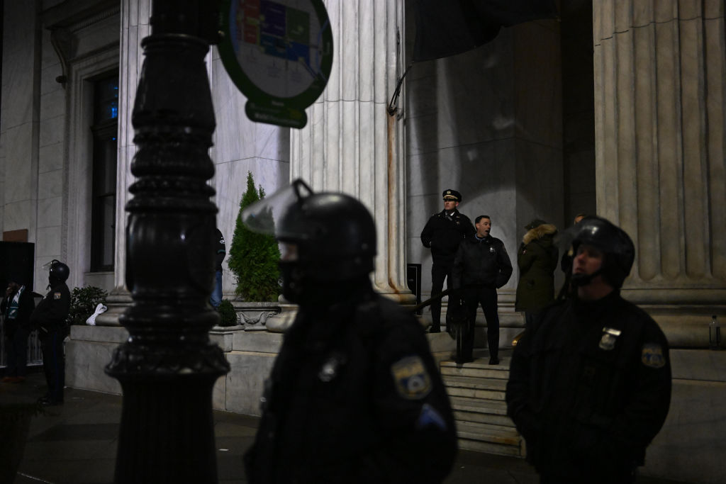 Philadelphia Eagles Fans Watch Super Bowl LVII
