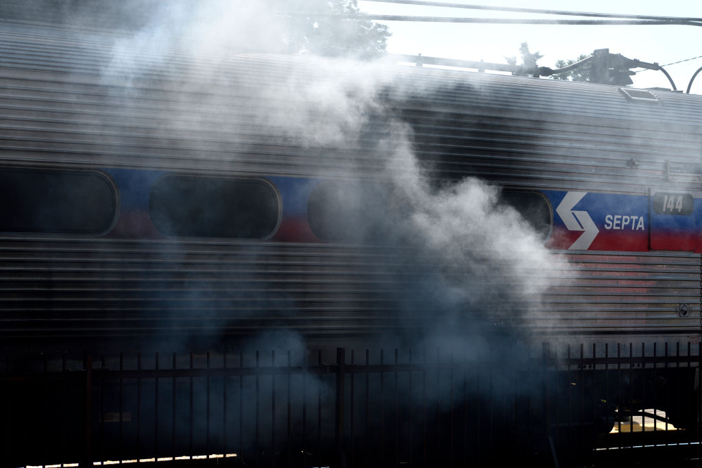 SEPTA Regional Rail Fire, Glenside, PA