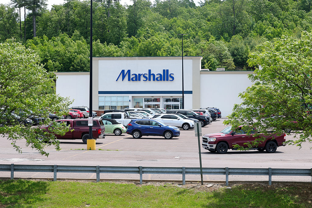 An exterior view of a Marshalls store at the Buckhorn Plaza...