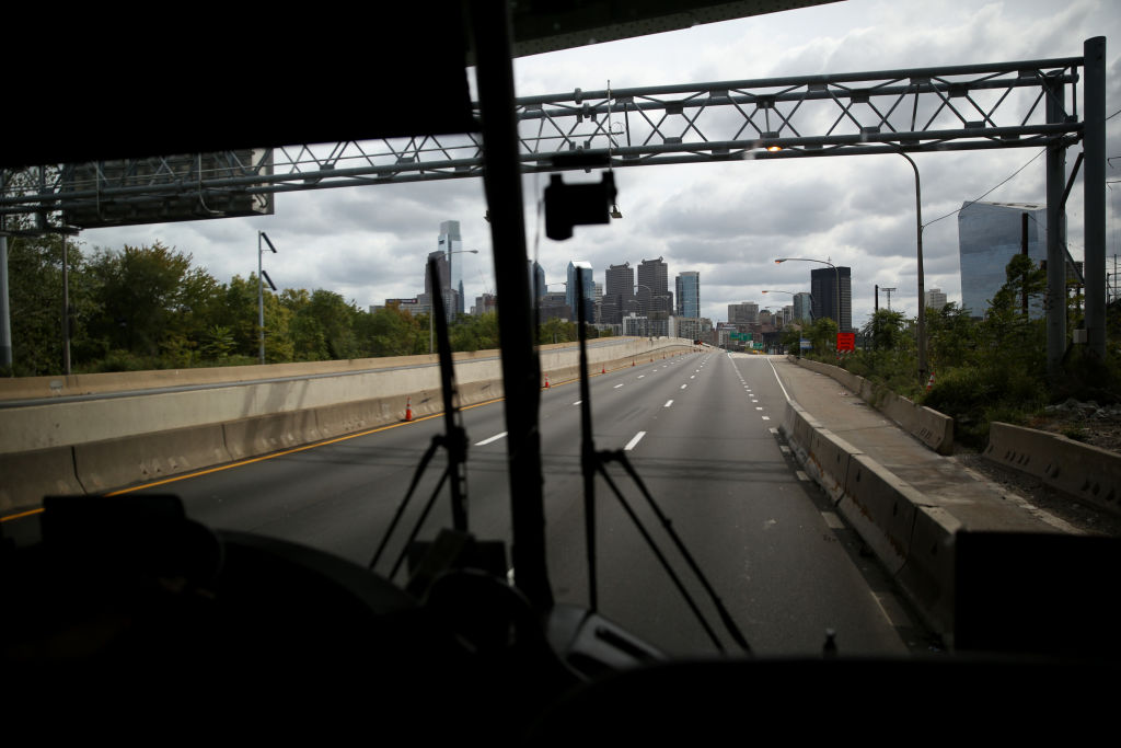 I-76 eastbound not a car in sight. Photo by Natalie Kolb 9/26/2015