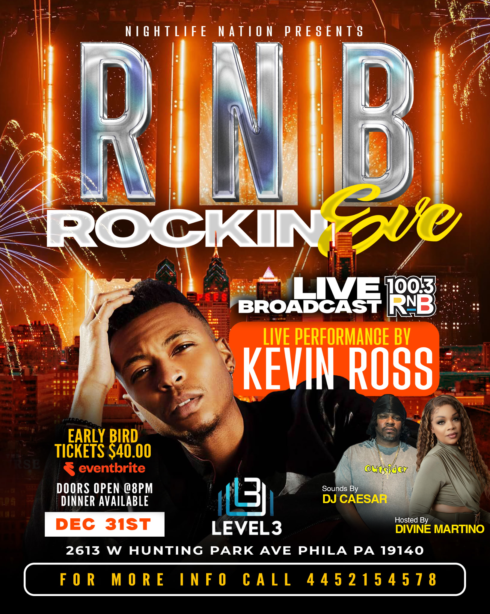 "100.3 WRNB Live Broadcast Hosted by Divine Martino and Sunds by DJ Caesar"