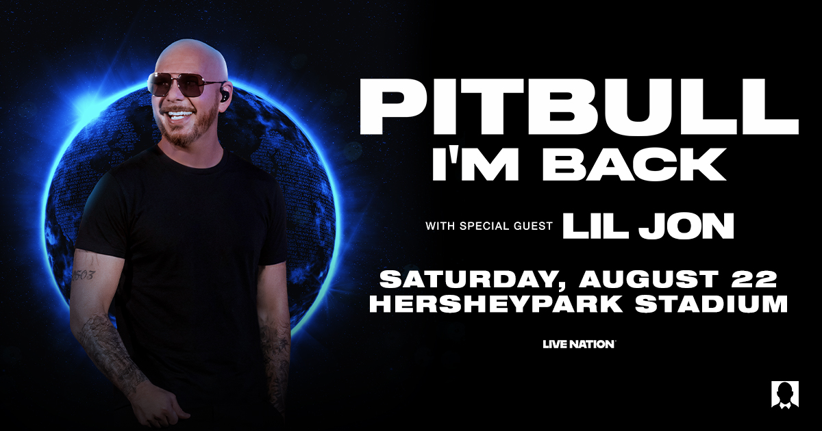 Pitbull I'm Back tour flyer 2025 web